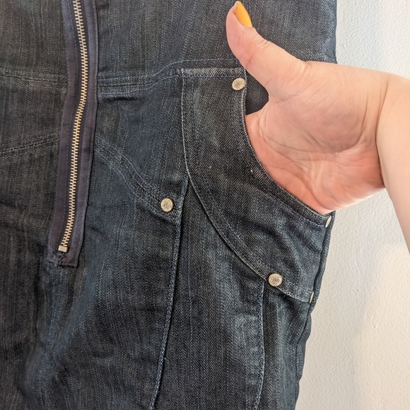 Demin pencil skirt - Picture 3 of 4